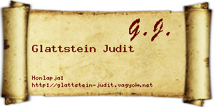 Glattstein Judit névjegykártya